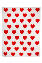 Load image into Gallery viewer, MIXED HEART PATTERN THROW BLANKET THROW BLANKETS
