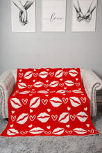 Load image into Gallery viewer, MIXED HEART PATTERN THROW BLANKET THROW BLANKETS
