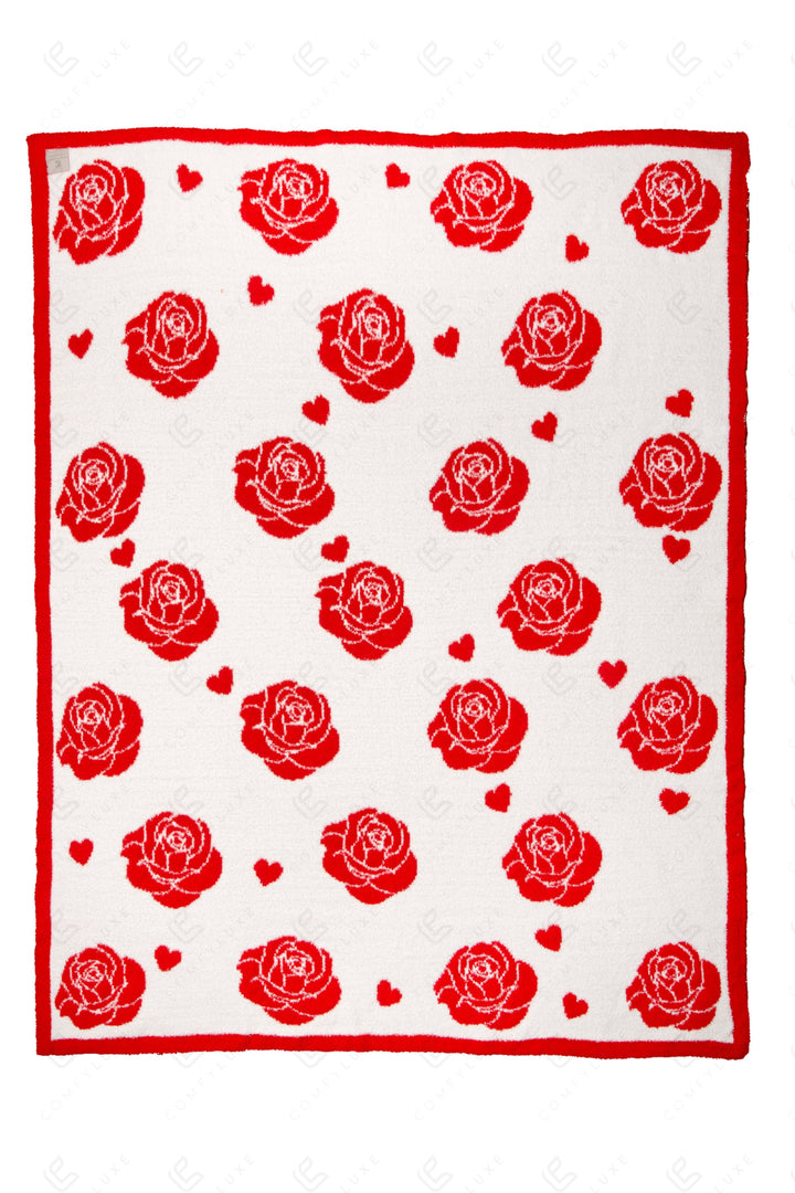 MIXED HEART PATTERN THROW BLANKET THROW BLANKETS