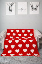 Load image into Gallery viewer, MIXED HEART PATTERN THROW BLANKET THROW BLANKETS
