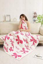 Load image into Gallery viewer, Jcl6017 Fuchsia Throw Blankets
