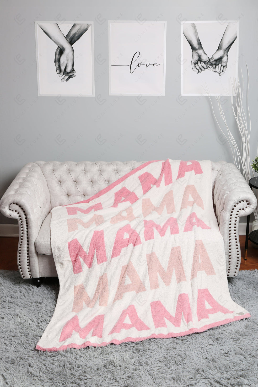 Jcl6049 Pink Throw Blankets