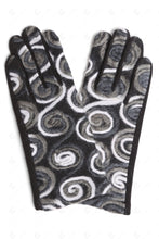Load image into Gallery viewer, MULTI-COLORED SWIRL PATTERN GLOVES GLOVES

