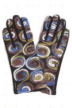 Load image into Gallery viewer, MULTI-COLORED SWIRL PATTERN GLOVES GLOVES
