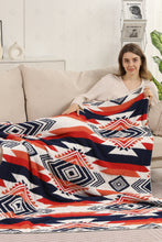 Load image into Gallery viewer, MULTI-COLORED TRIBAL PATTERN THROW BLANKET 01 THROW BLANKETS
