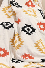 Load image into Gallery viewer, MULTI-COLORED TRIBAL PATTERN THROW BLANKET THROW BLANKETS
