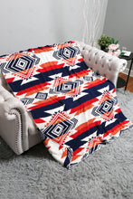 Load image into Gallery viewer, MULTI-COLORED TRIBAL PATTERN THROW BLANKET 01 THROW BLANKETS
