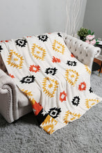 Load image into Gallery viewer, MULTI-COLORED TRIBAL PATTERN THROW BLANKET THROW BLANKETS
