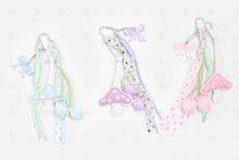 Load image into Gallery viewer, MUSHROOM &amp; TULIP KEYCHAIN/BAG CHARM KEYCHAINS
