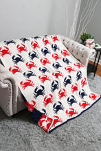 Load image into Gallery viewer, NAUTICAL PATTERN THROW BLANKET THROW BLANKETS

