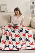 Load image into Gallery viewer, NAUTICAL PATTERN THROW BLANKET THROW BLANKETS
