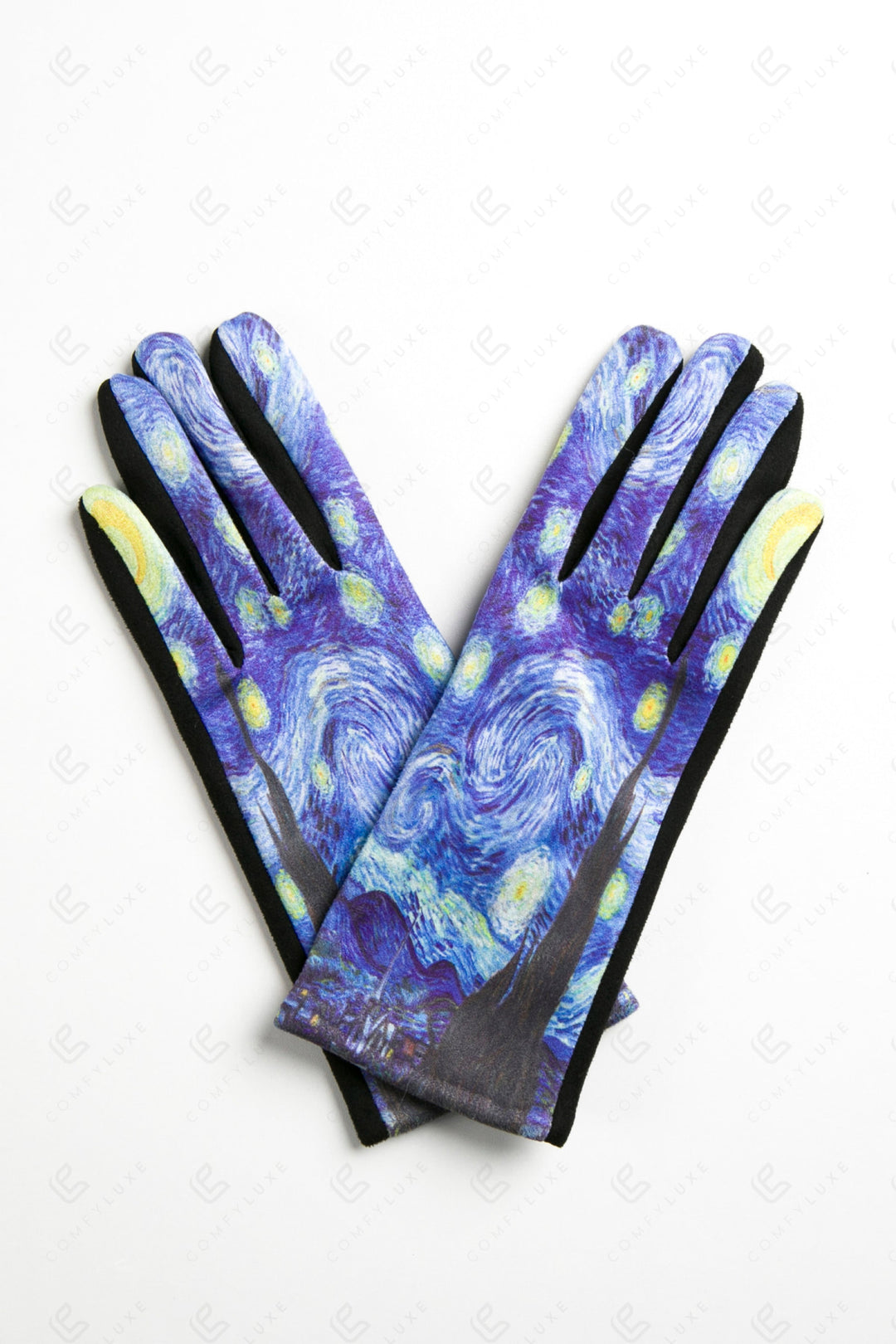PAINTING-INSPIRED PATTERN GLOVES GLOVES