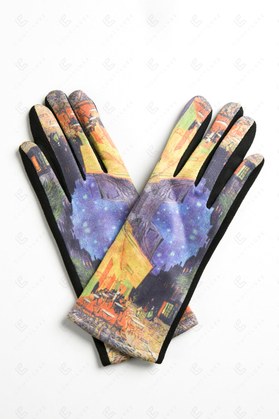 PAINTING-INSPIRED PATTERN GLOVES GLOVES