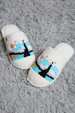 Load image into Gallery viewer, PAINTING-INSPIRED PATTERN SLIPPERS BLUE / M/L SLIPPERS/SLIDES
