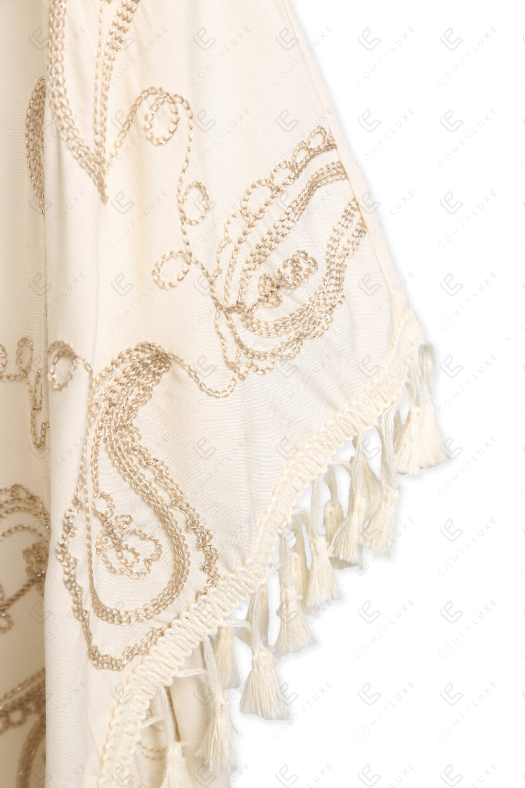 PAISLEY PATTERN COVER-UP PONCHO APPAREL