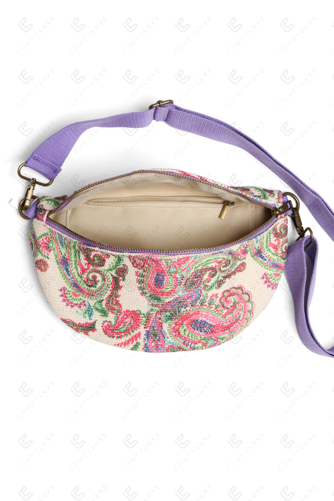 PATTERENED CROSSBODY SLING BAG BAGS
