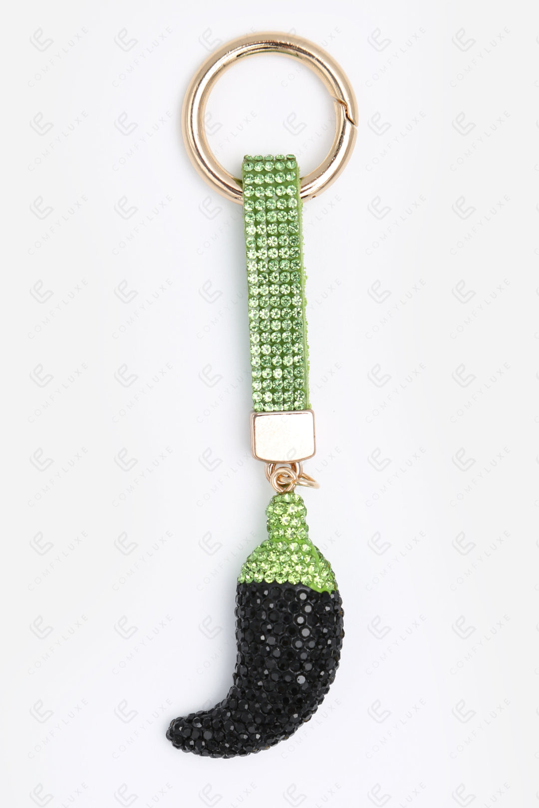 PEPPER KEYCHAIN/BAG CHARM GREEN KEYCHAINS