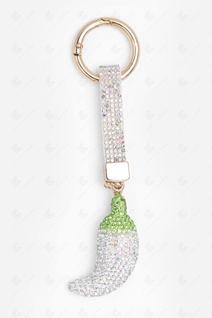 PEPPER KEYCHAIN/BAG CHARM WHITE KEYCHAINS