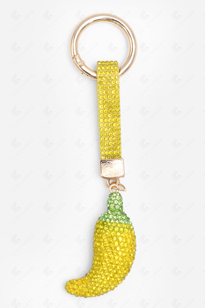 PEPPER KEYCHAIN/BAG CHARM YELLOW KEYCHAINS