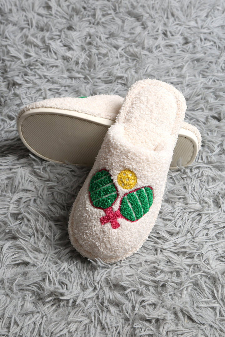 PICKLEBALL PATTERN SLIPPERS SLIPPERS/SLIDES