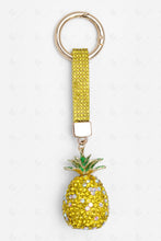 Load image into Gallery viewer, PINEAPPLE KEYCHAIN/BAG CHARM YELLOW KEYCHAINS
