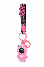 Load image into Gallery viewer, POLKA DOT CAT KEYCHAIN/BAG CHARM KEYCHAINS
