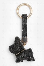 Load image into Gallery viewer, PUPPY KEYCHAIN/BAG CHARM BLACK KEYCHAINS

