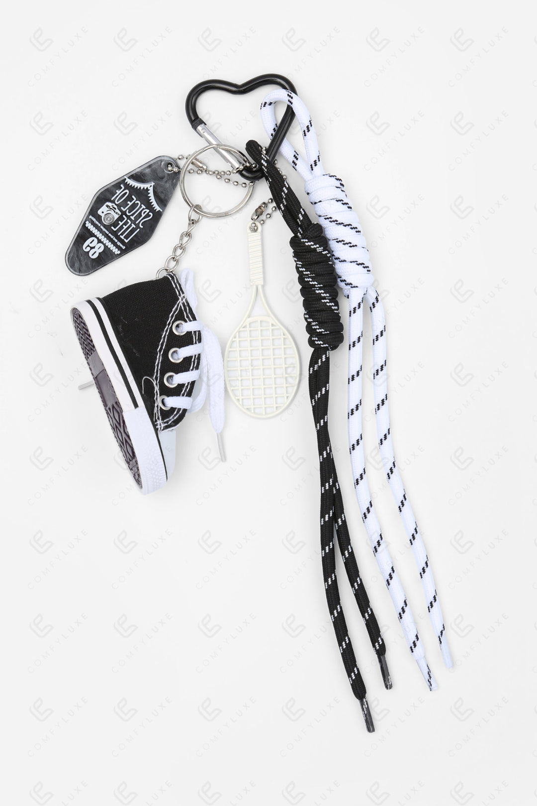 SNEAKER KEYCHAIN/BAG CHARM BLACK KEYCHAINS