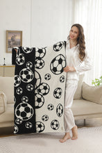 Load image into Gallery viewer, Jcl4327 Black Throw Blankets
