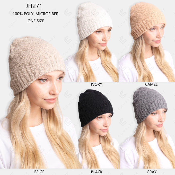SOLID COLOR BEANIE HEADWEAR