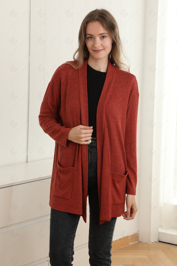 SOLID COLOR CARDIGAN APPAREL