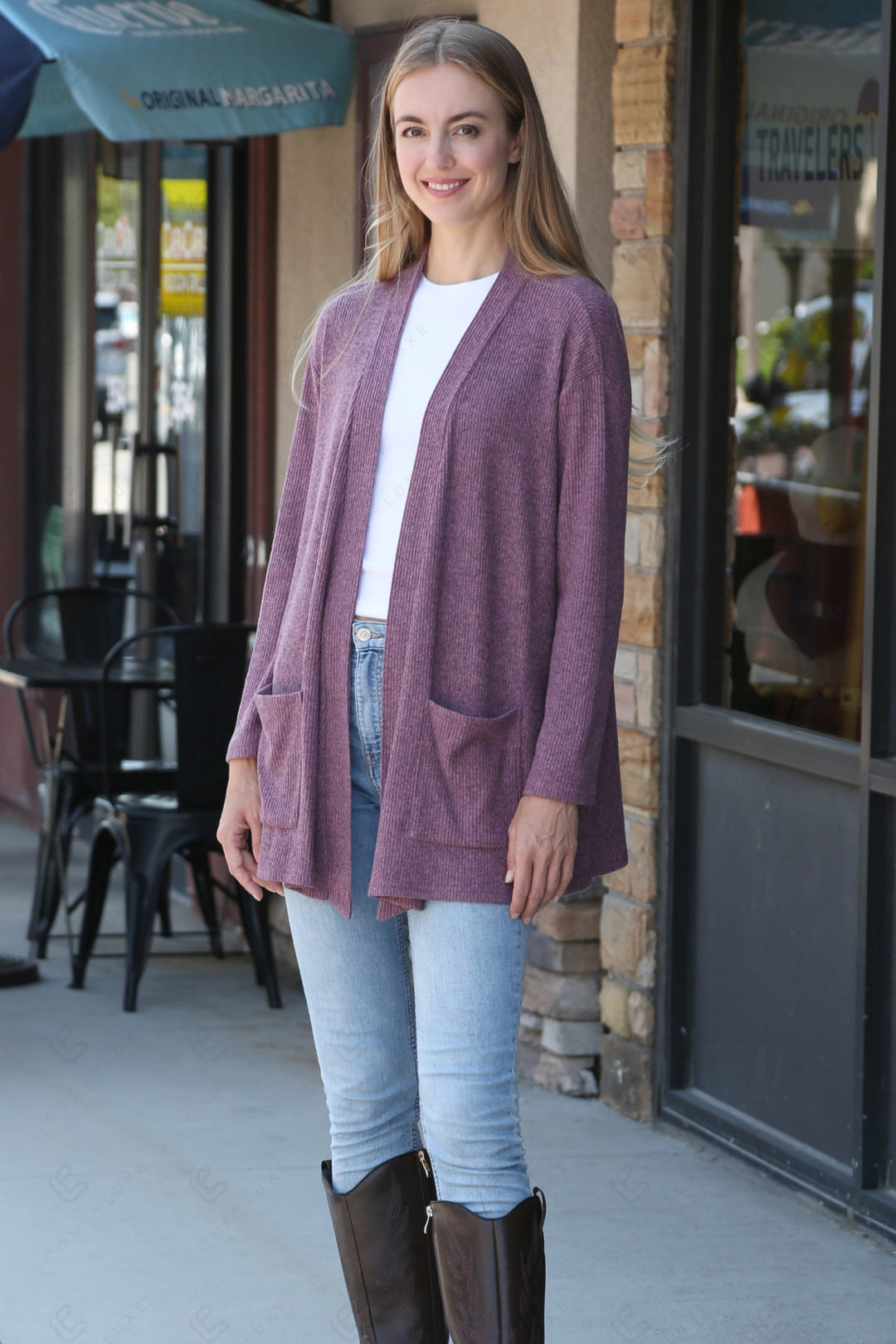 SOLID COLOR CARDIGAN APPAREL