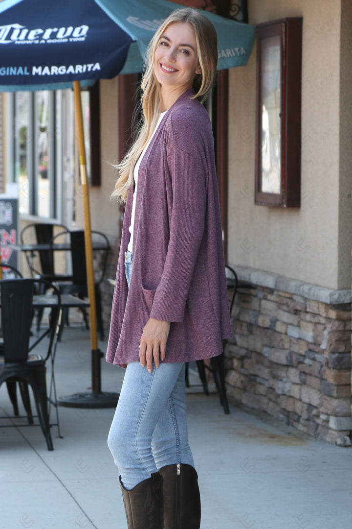 SOLID COLOR CARDIGAN APPAREL