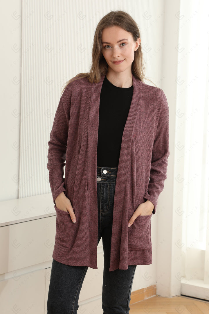 SOLID COLOR CARDIGAN APPAREL