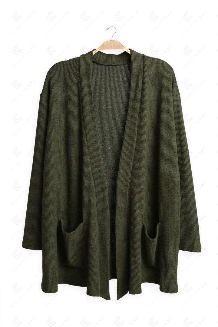 SOLID COLOR CARDIGAN APPAREL
