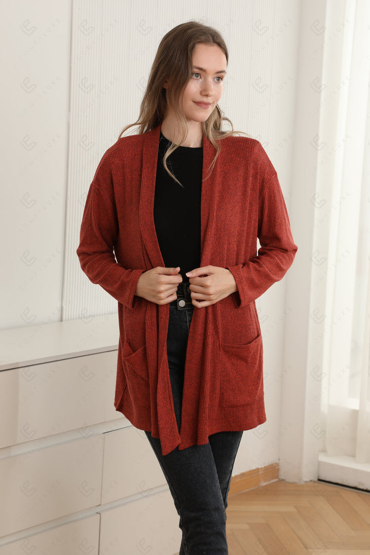 SOLID COLOR CARDIGAN APPAREL