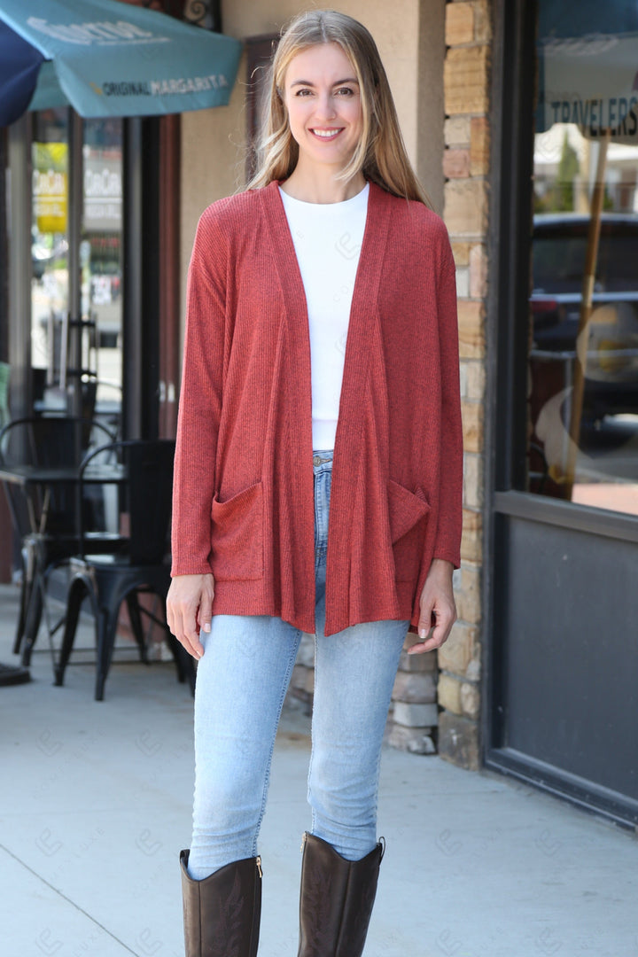 SOLID COLOR CARDIGAN APPAREL