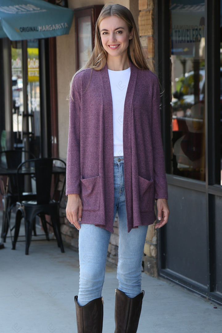 SOLID COLOR CARDIGAN APPAREL