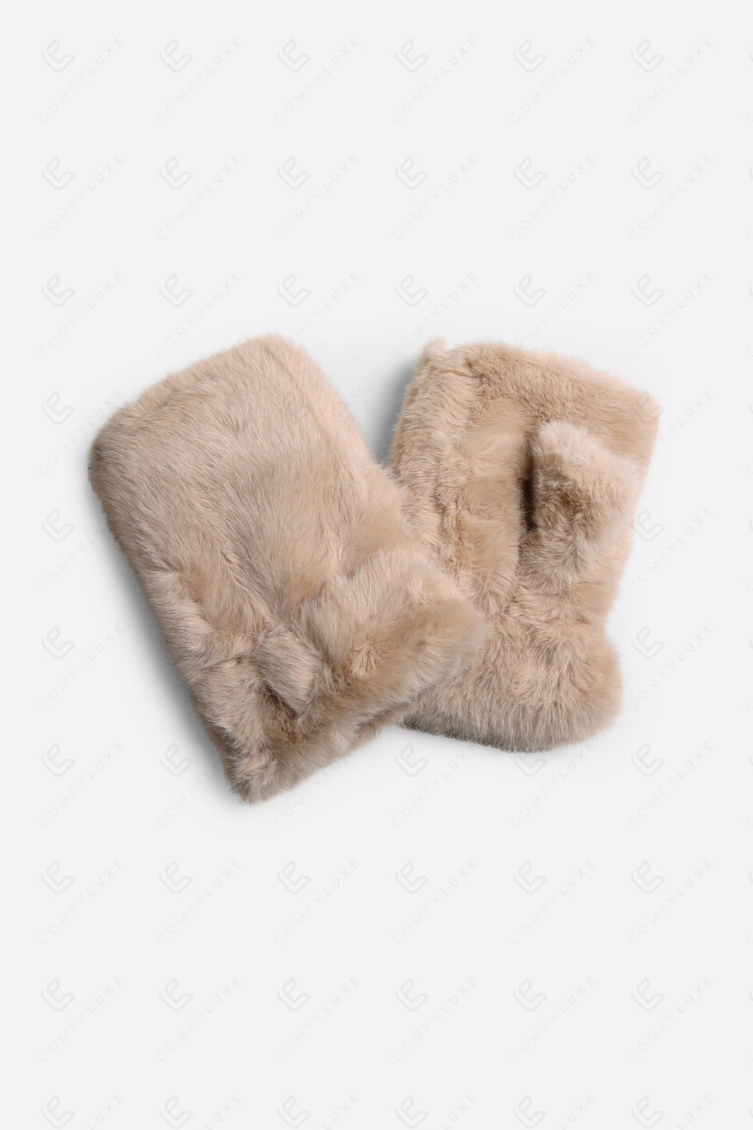 SOLID COLOR FINGERLESS MITTENS GLOVES
