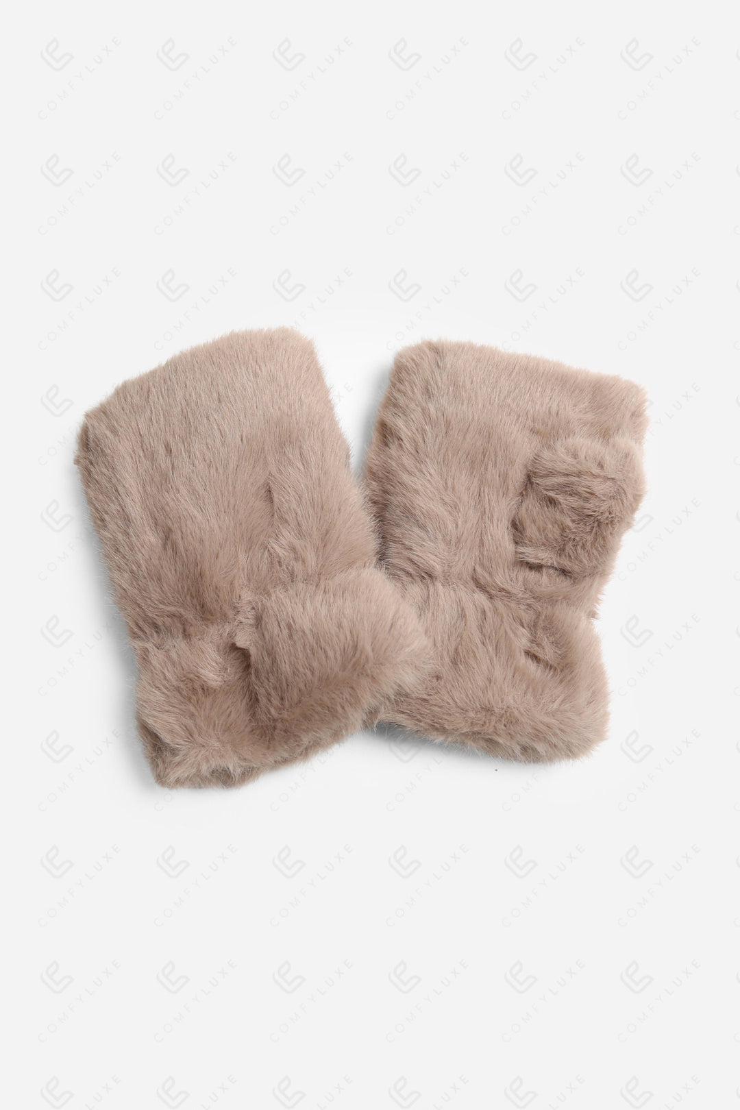 SOLID COLOR FINGERLESS MITTENS GLOVES