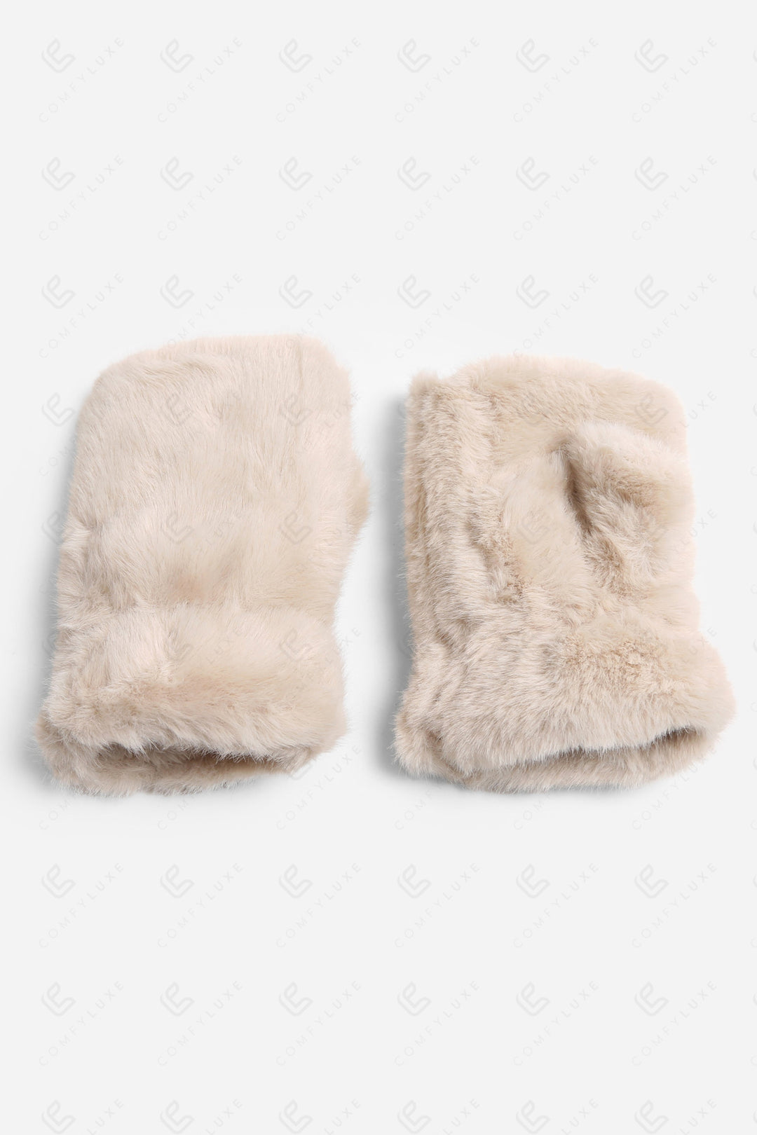 SOLID COLOR FINGERLESS MITTENS GLOVES