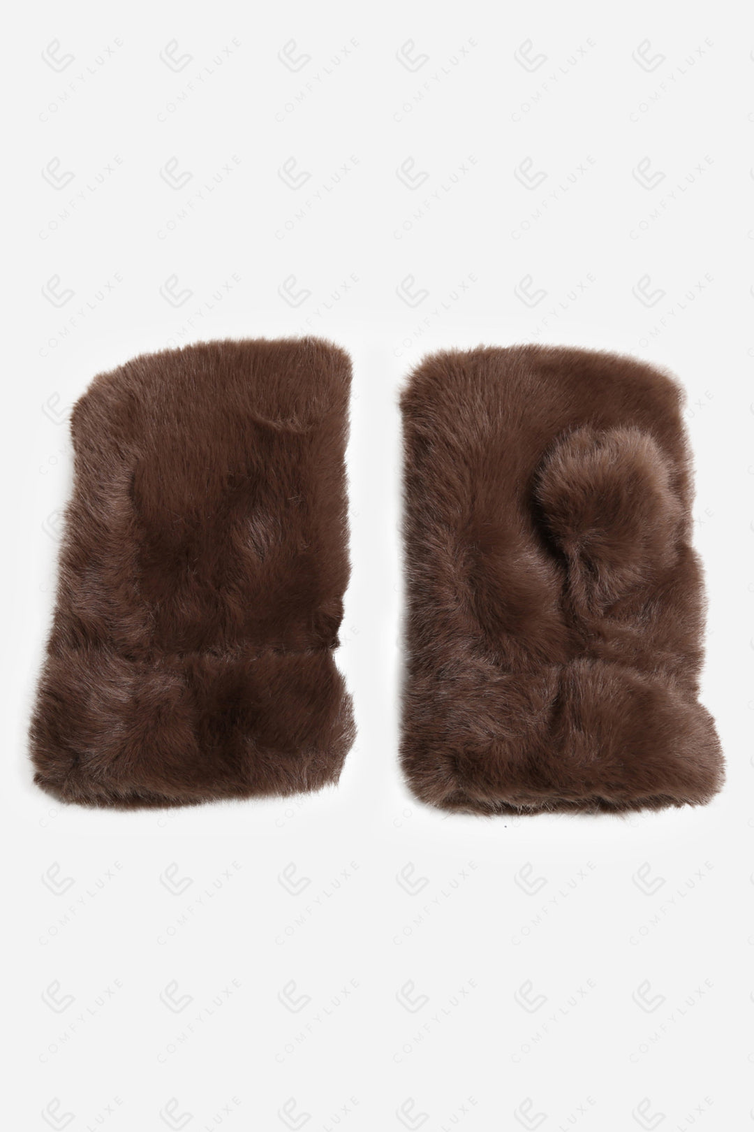 SOLID COLOR FINGERLESS MITTENS GLOVES