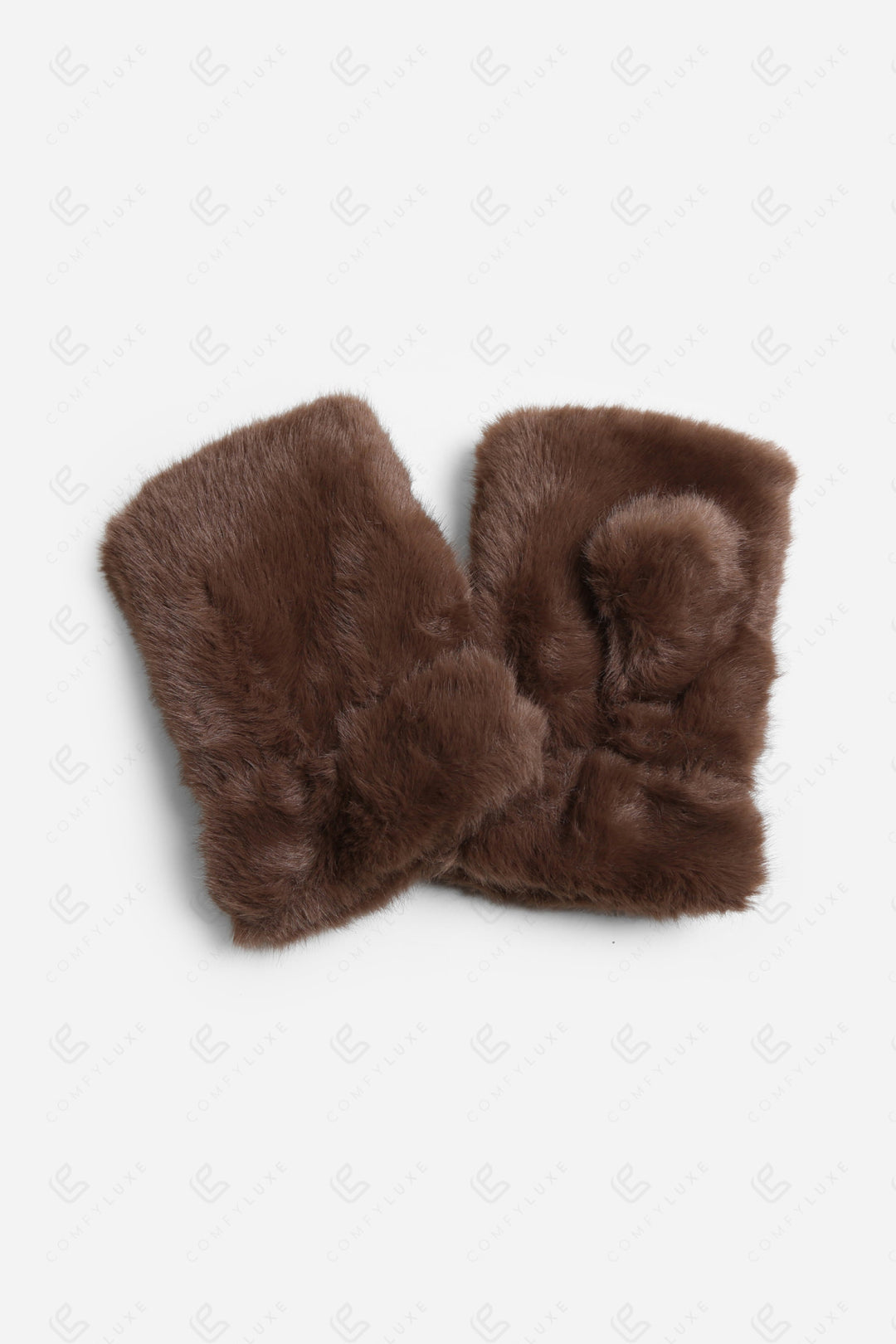 SOLID COLOR FINGERLESS MITTENS GLOVES
