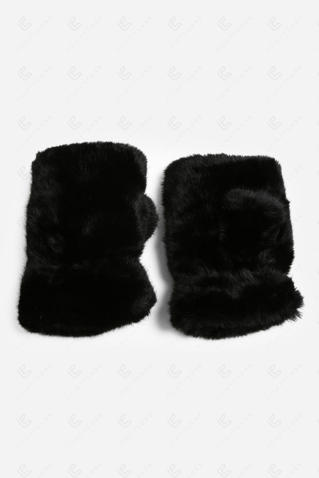 SOLID COLOR FINGERLESS MITTENS GLOVES
