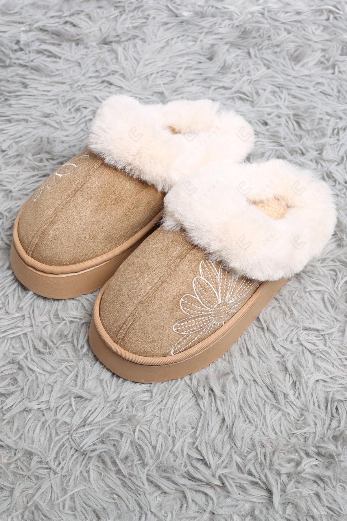 SOLID COLOR & FLORAL PATTERN MULE SLIPPERS SLIPPERS/SLIDES