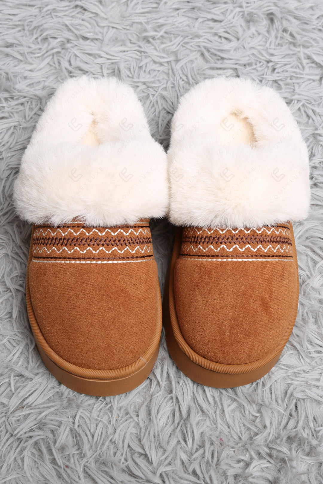 SOLID COLOR & GEOMETRIC PATTERN MULE SLIPPERS CAMEL SLIPPERS/SLIDES