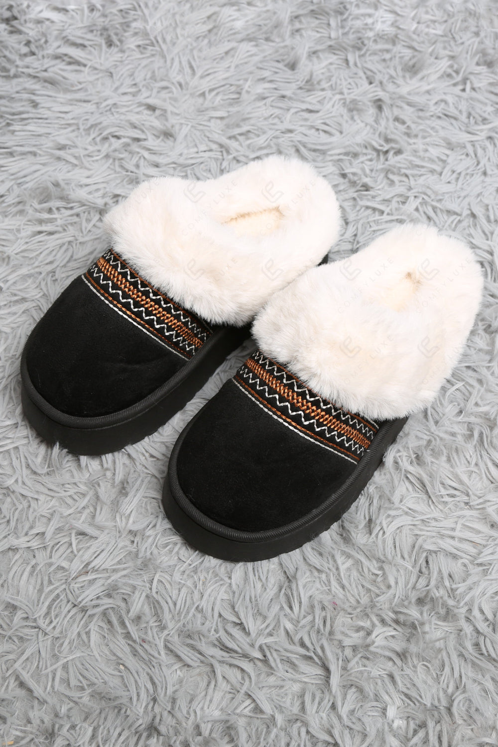 SOLID COLOR & GEOMETRIC PATTERN MULE SLIPPERS SLIPPERS/SLIDES