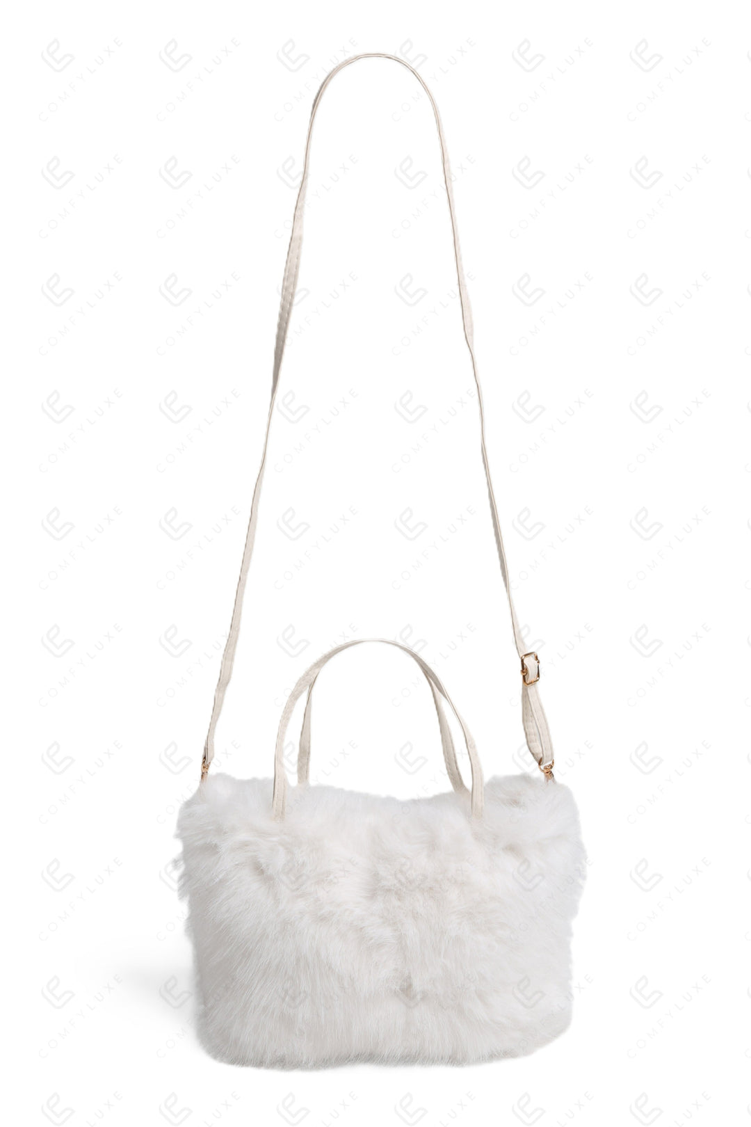 SOLID COLOR HANDBAG WHITE BAGS