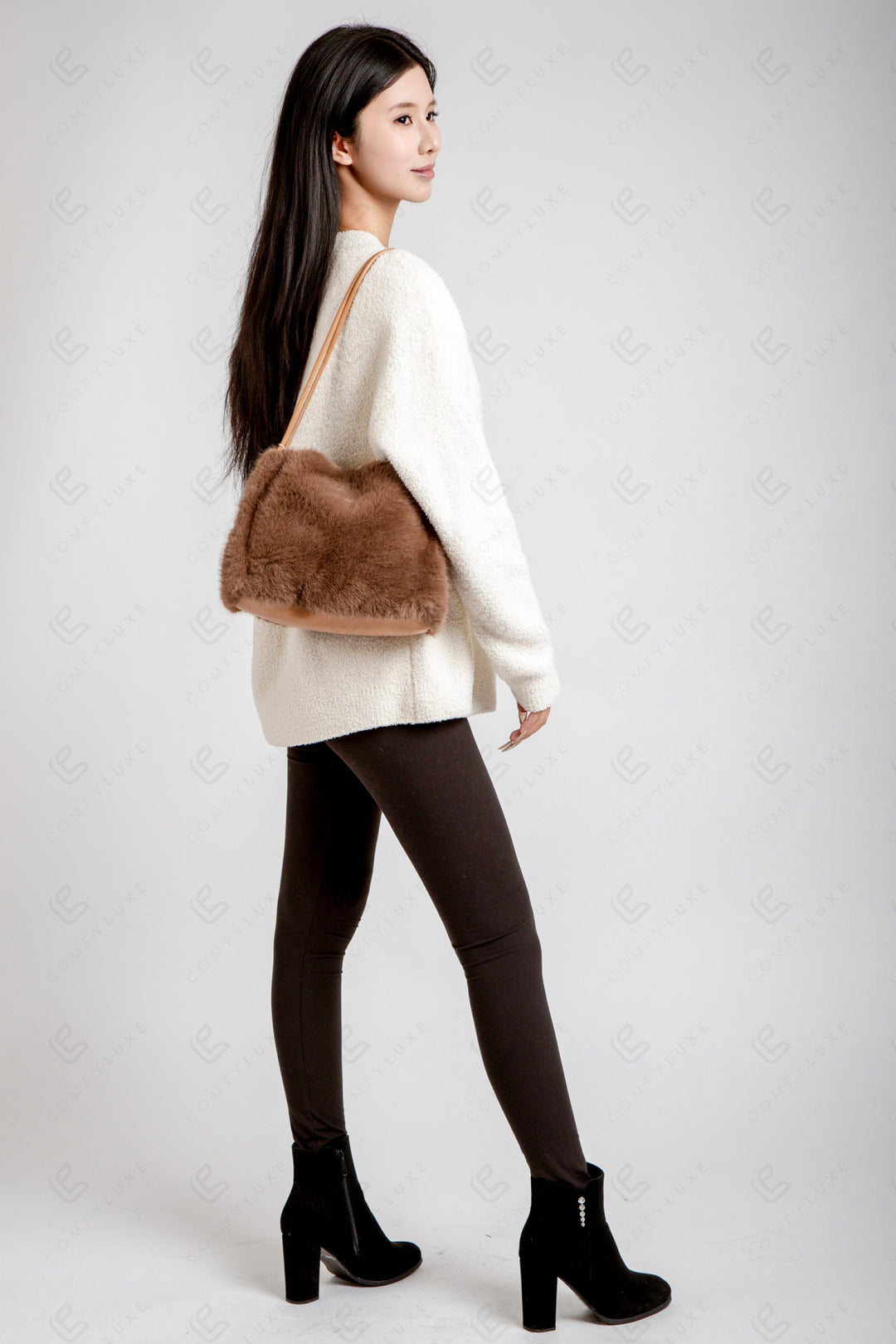 SOLID COLOR HANDBAG BAGS
