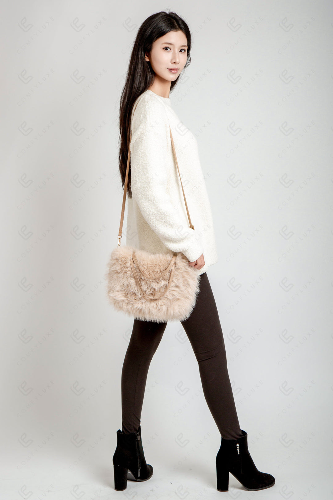 SOLID COLOR HANDBAG BAGS